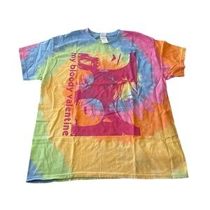 My Bloody Valentine Color Tone tie-dye T-shirt, L, O48